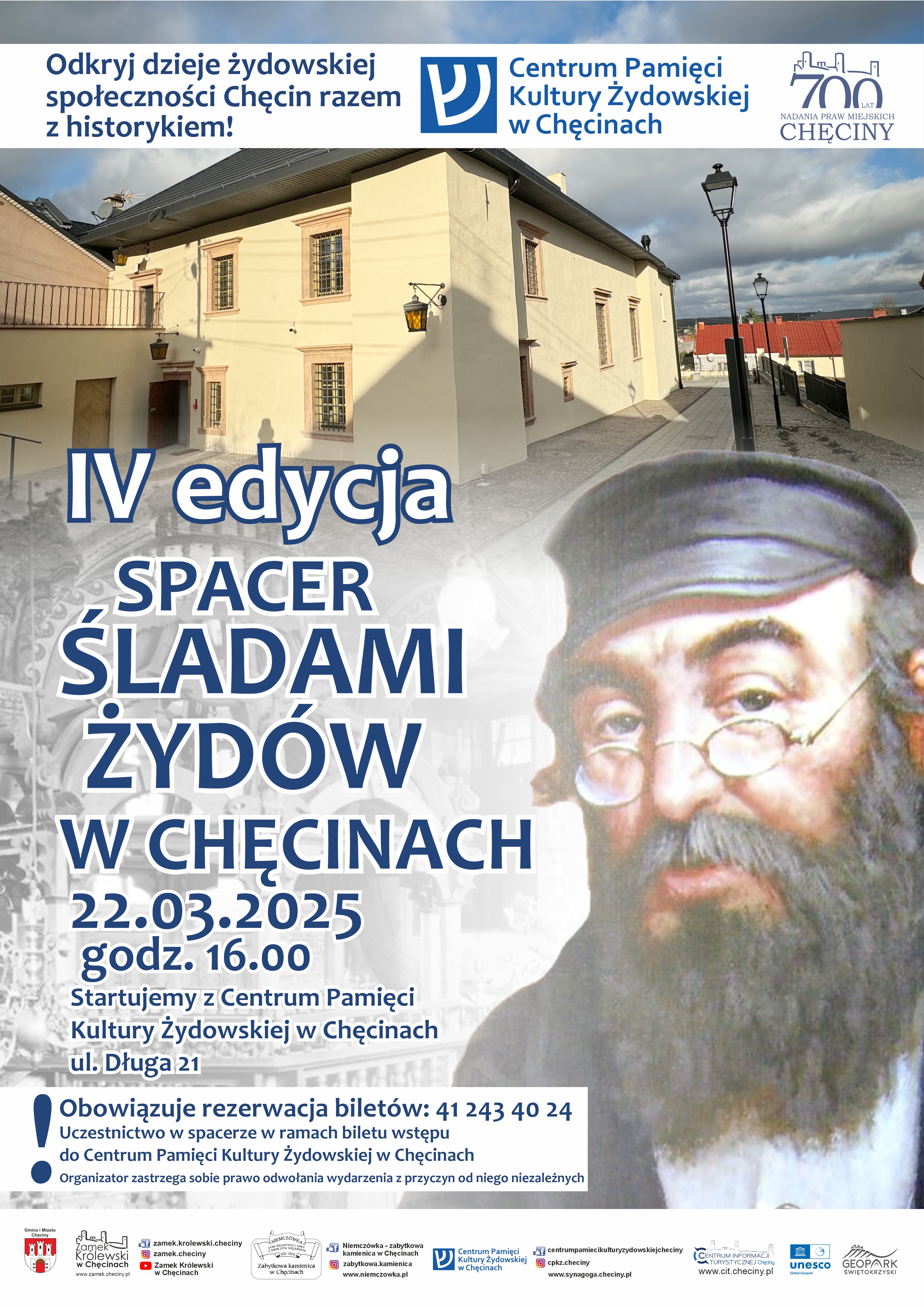 IV Edycja Spaceru Śladami Żydów w Chęcinach